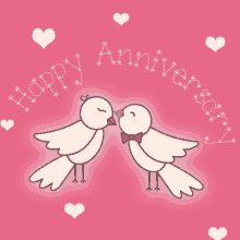 gif animé amour colombes